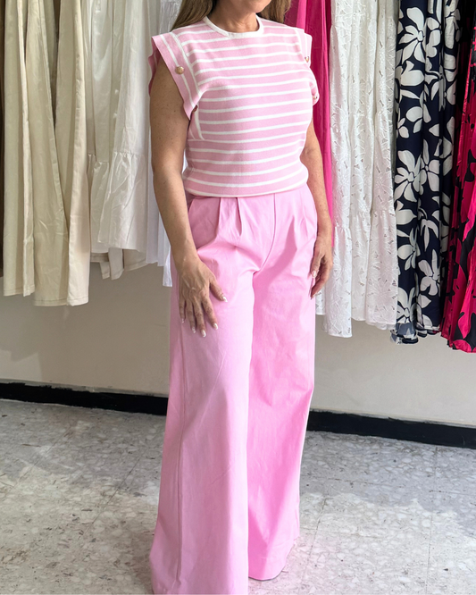 Pink Stripes Elegance