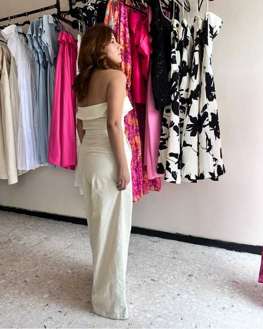 Pearl Denim Jumpsuit